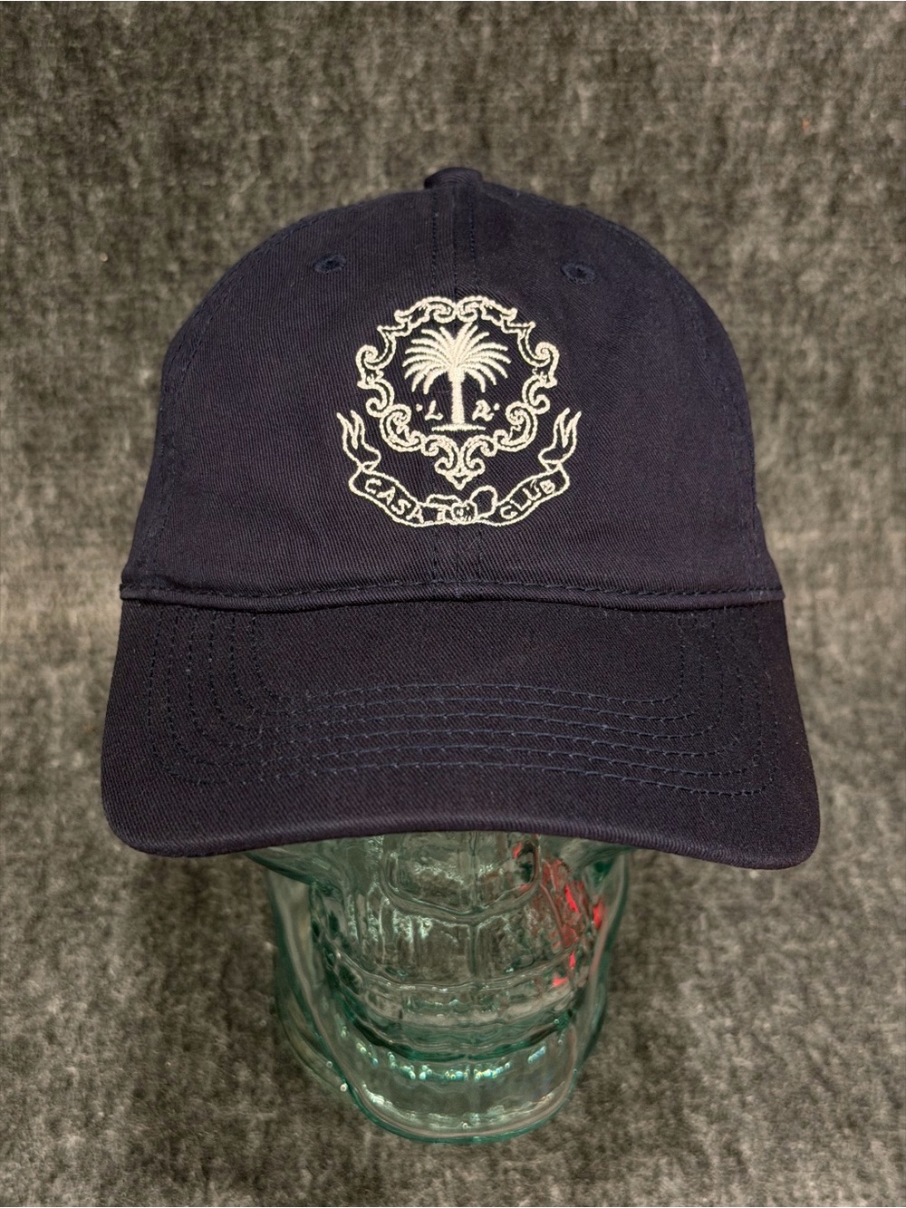 Casa Club LA Padel Originals Men's Women’s Navy Blue White Embroidered Hat Cap